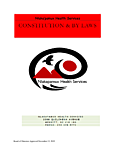 NHS Bylaws