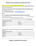 Proxy Letter
