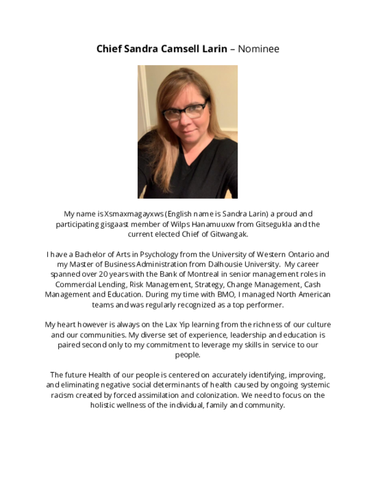 Candidate Bio